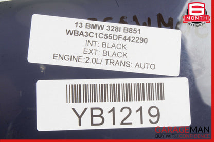 12-18 BMW F30 328i 335i 330e 340i Front Left Side Door Window Glass OEM