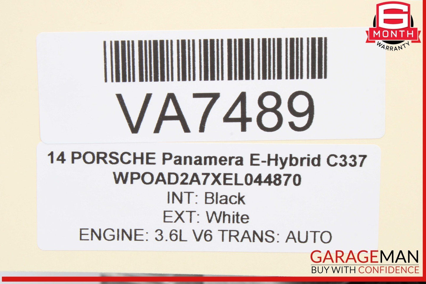 14-16 Porsche Panamera 970 E-Hybrid Rear Left Side Spindle Knuckle Wheel Hub OEM