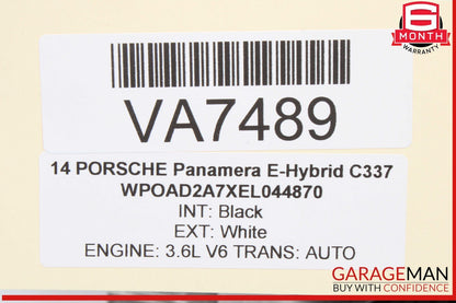 14-16 Porsche Panamera 970 E-Hybrid Rear Left Side Spindle Knuckle Wheel Hub OEM