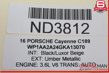 11-18 Porsche Cayenne 958 Rear Left & Right Door Audio Sound Speakers Set OEM