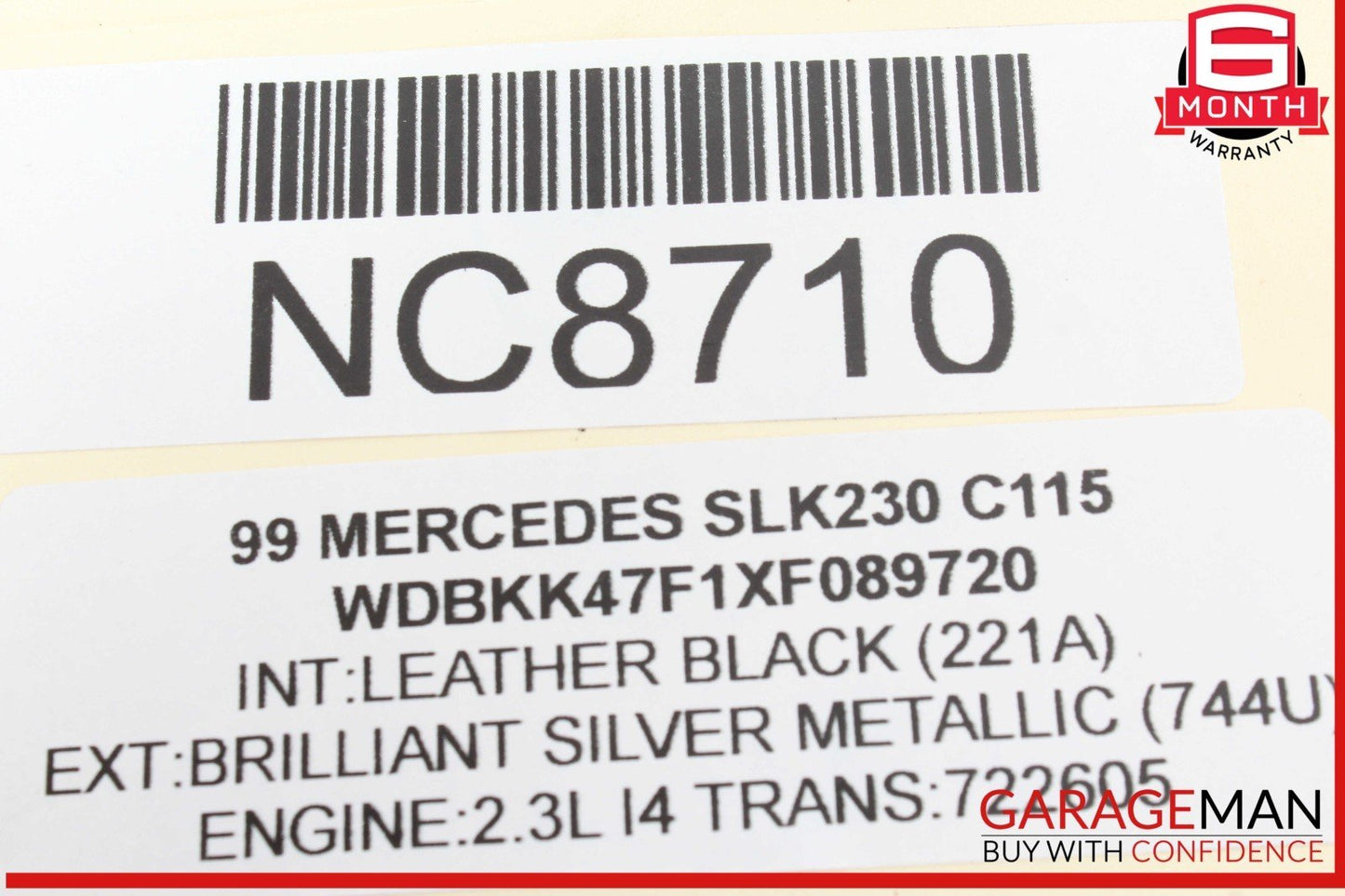 97-04 Mercedes R170 SLK230 SLK320 Front Left & Right Brake Caliper Calipers Set