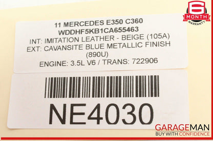 05-13 Mercedes W212 E350 C300 GLK350 Engine Cylinder Head Cover Left Side OEM