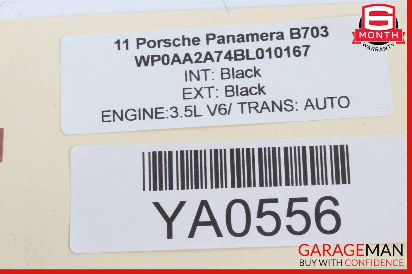 10-16 Porsche Panamera 970 Front Center Left & Right Inner Dash AC Vent Set OEM