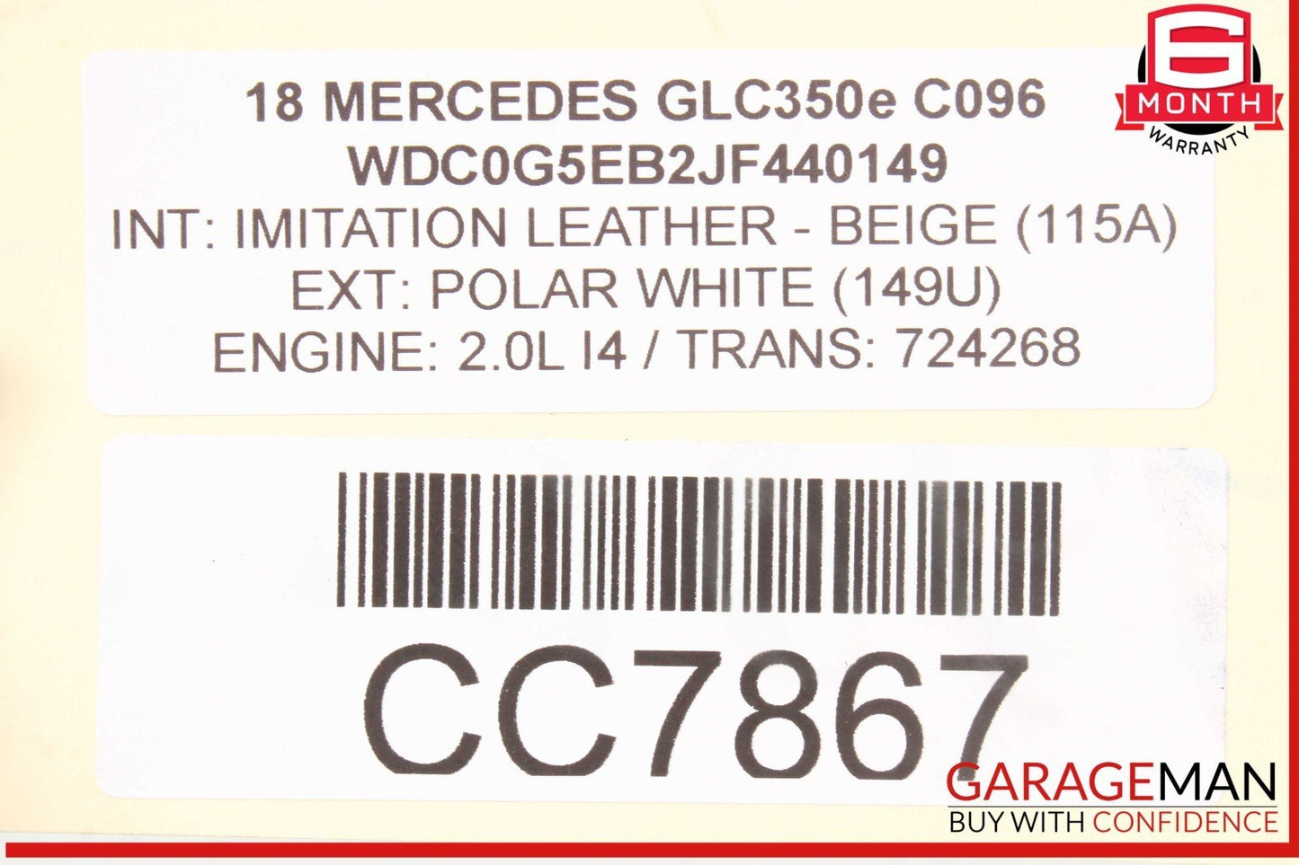 16-23 Mercedes X253 GLS350e Front Right Side Interior Door Trim Panel Assy OEM