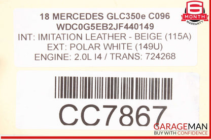 16-23 Mercedes X253 GLS350e Front Right Side Interior Door Trim Panel Assy OEM