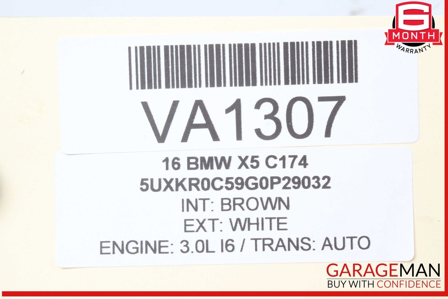 14-18 BMW X5 Rear Power Distribution Fuse Relay Box 9360372 OEM