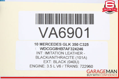 08-12 Mercedes X204 GLK350 4Matic AWD Engine Motor Wire Wiring Harness OEM