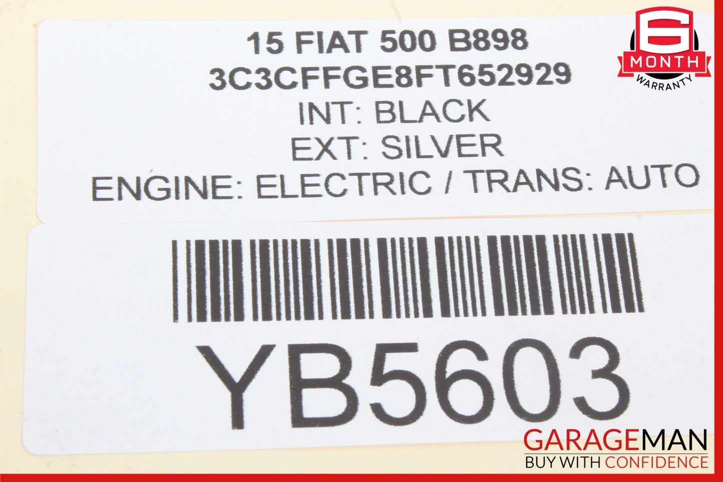 13-19 Fiat 500 Instrument Panel Trim Bezel Silver 1VH562SCAB OEM