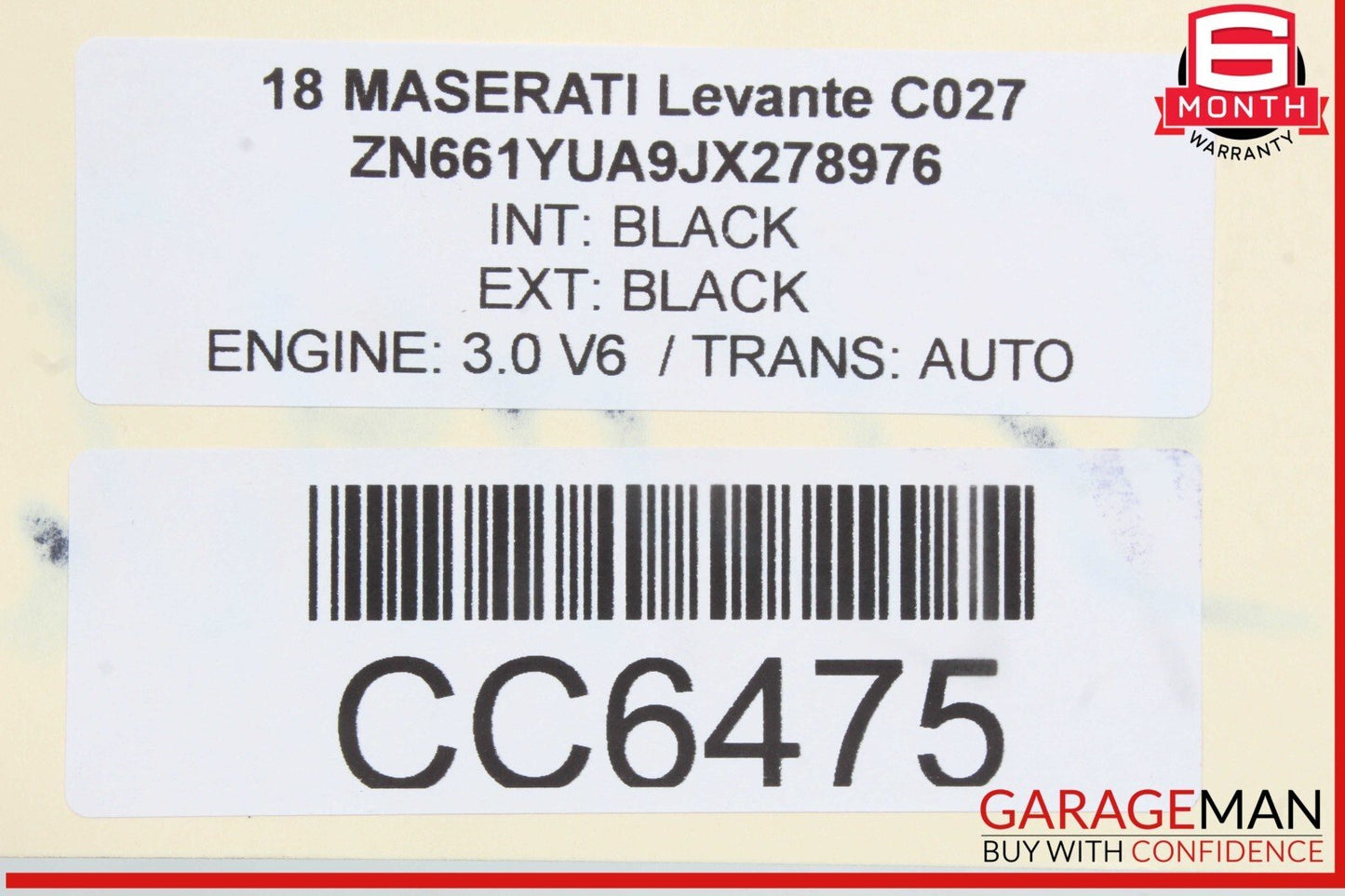 17-22 Maserati Levante M161 Panoramic Pano Sunroof Sun Shade Roof Glass OEM