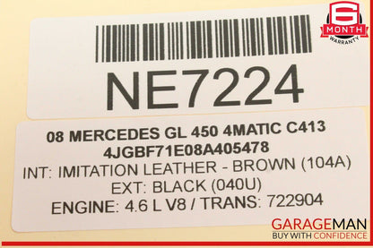 07-12 Mercedes X164 GL450 4MATIC Rear Subwoofer Audio Speaker Harman Kardon OEM