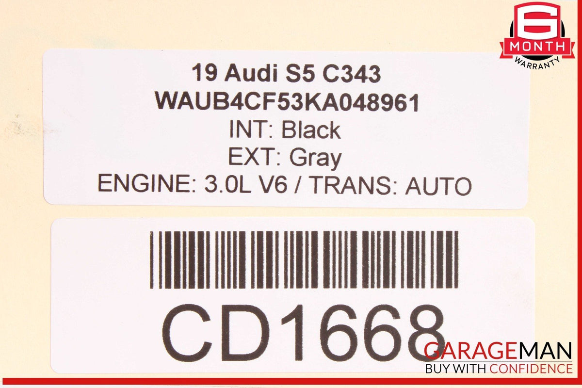18-19 Audi S5 Sportback AWD 8-Speed Automatic Transmission Gearbox OEM 79k