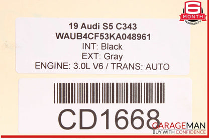18-19 Audi S5 Sportback AWD 8-Speed Automatic Transmission Gearbox OEM 79k