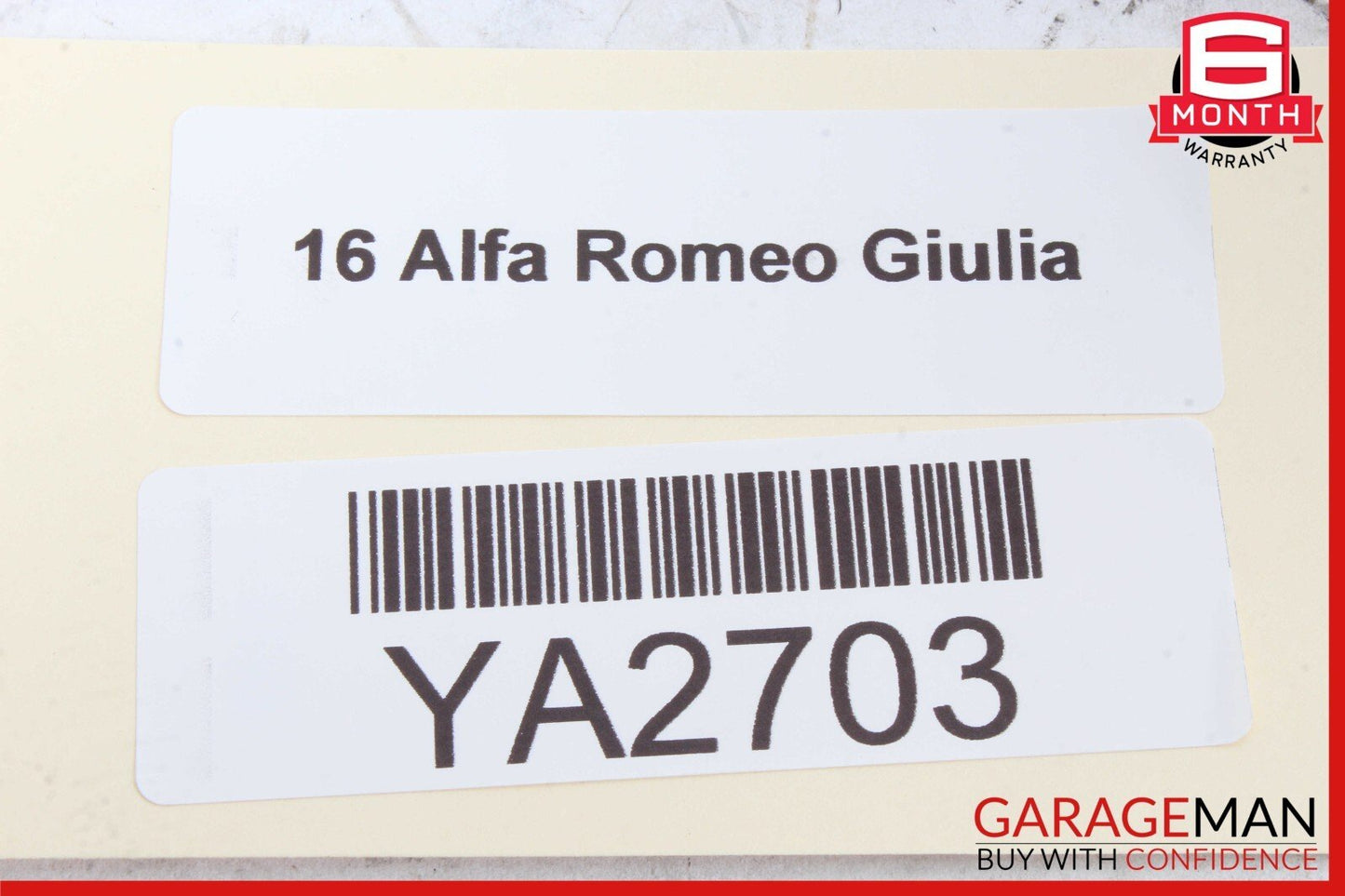 17-22 Alfa Romeo Giulia Steering Wheel w/ Switch Buttons 01561396750 OEM