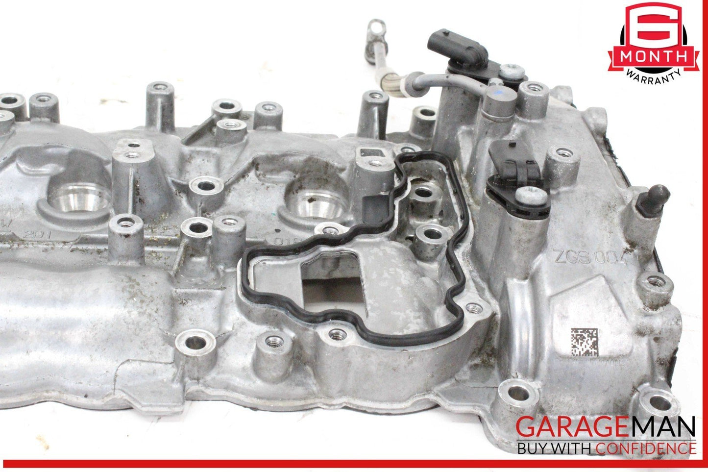 11-20 Mercedes X166 GL450 E550 S550 Left Side Engine Cylinder Head Valve Cover
