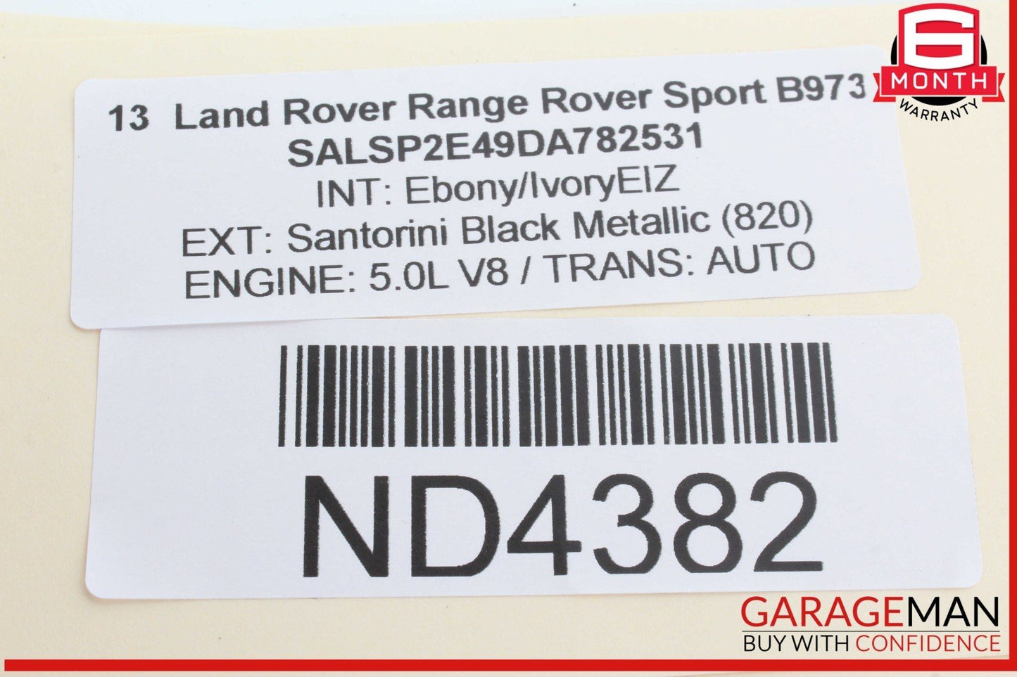 10-13 Range Rover Sport L320 Rear Right and Left Side Door Sound Speaker Set OEM