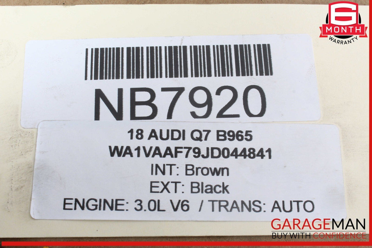 17-24 Audi Q7 Rear Left & Rear Right Brake Caliper Calipers Set of 2 OEM