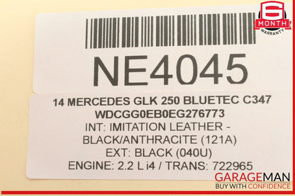 10-15 Mercedes X204 GLK250 Bluetec Front Right Headlight Support Bracket OEM