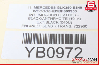 08-12 Mercedes X204 GLK350 C300 3 Spoke Steering Wheel Leather 2044603203 OEM