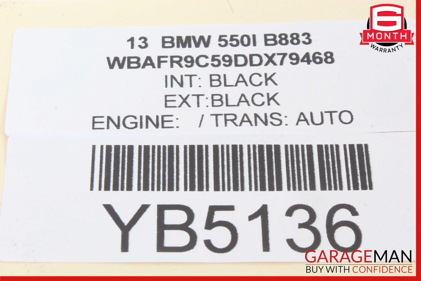 11-16 BMW 528i 535i 550i Rear Left Door Lock With Soft Close 7154515 41533104