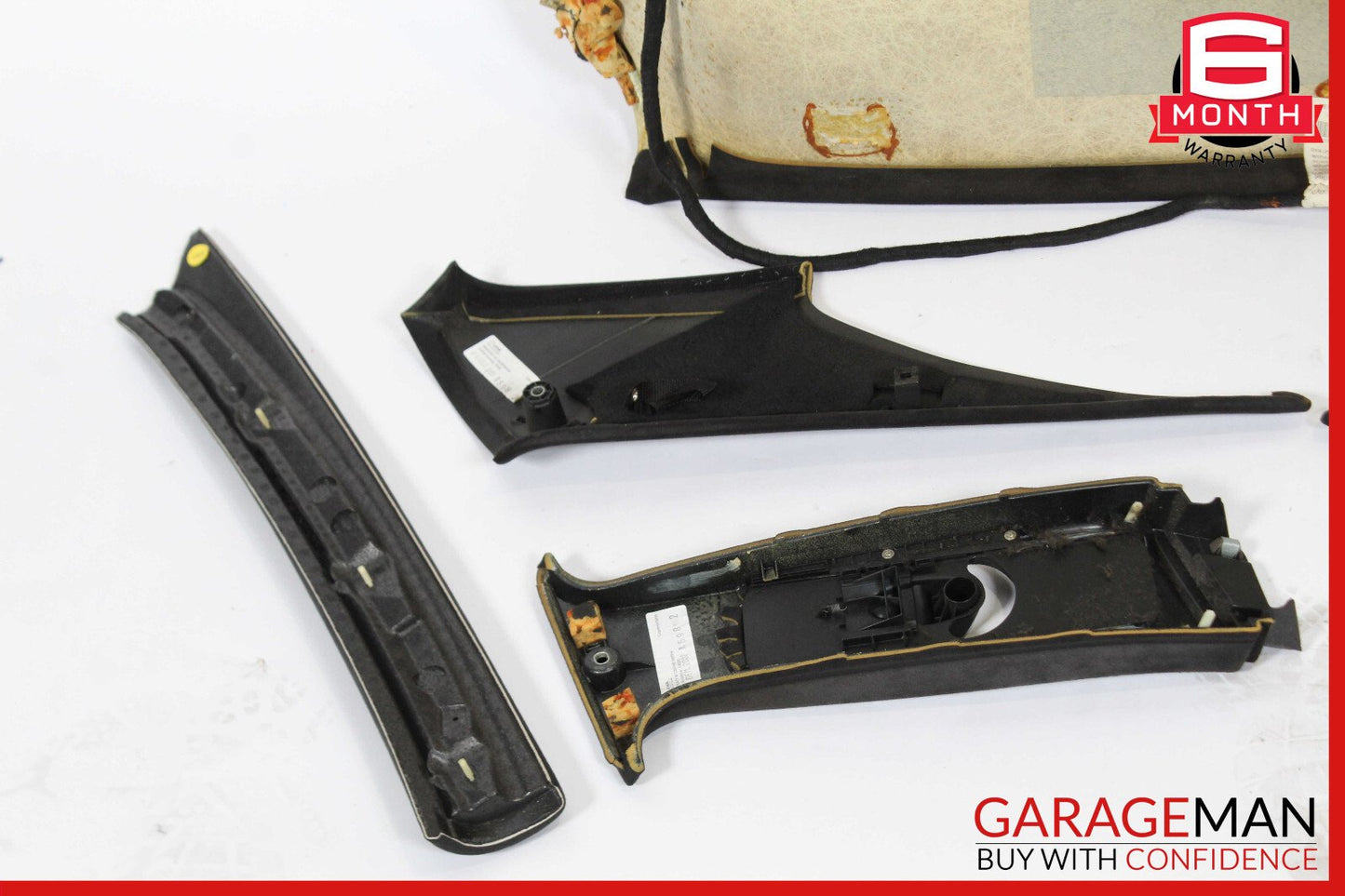 03-13 Maserati Quattroporte M139 Roof Headliner Pillar Set Trim Suede OEM