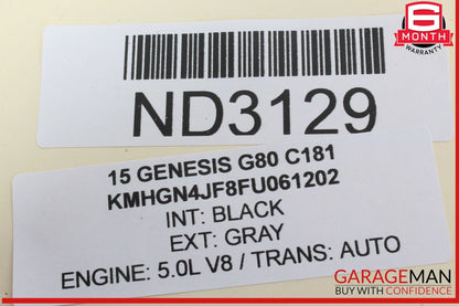 15-20 Hyundai Genesis G80 Front Left Driver Side Dash Knee Trim Cover Panel OEM