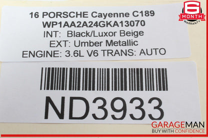 09-16 Porsche Cayenne 958 Audi S4 Lower Fuel Injector Rail 03H133317P OEM