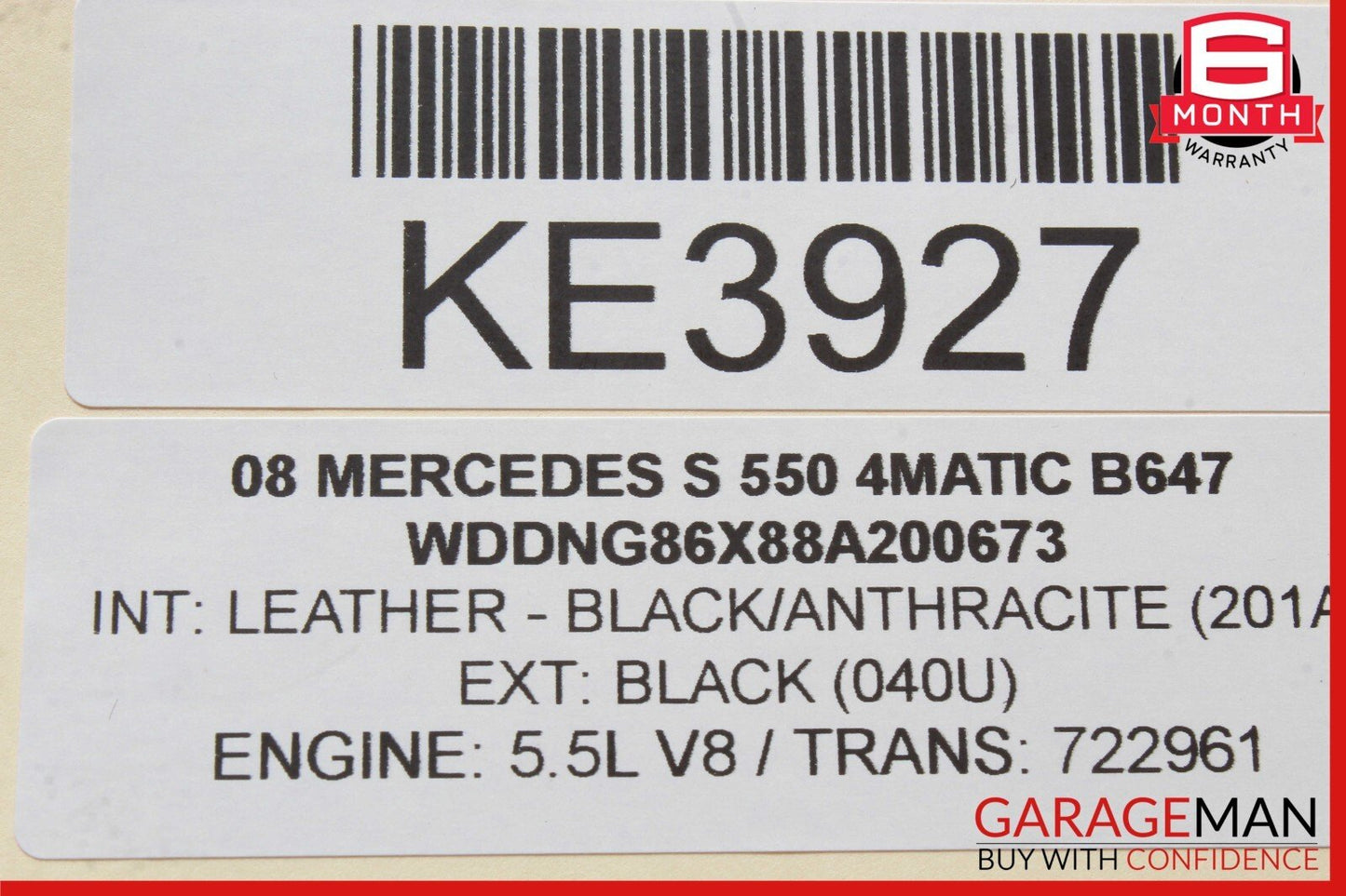 07-10 Mercedes W221 S550 CL550 Overhead Dome Light Sunroof Control Grey OEM
