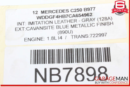 12-14 Mercedes W204 C250 SLK250 Engine Valve Cover 2710101730 OEM