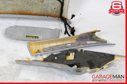00-06 Mercedes W215 CL600 Roof Headliner Pillar Trim Assembly Suede OEM