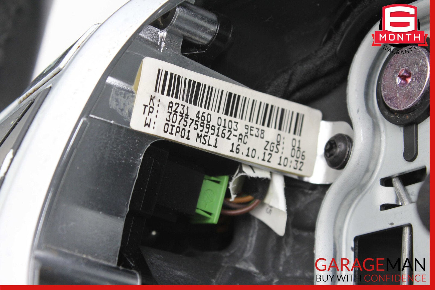 12-16 Mercedes R172 SLK250 SLK300 Driving Steering Wheel Black OEM