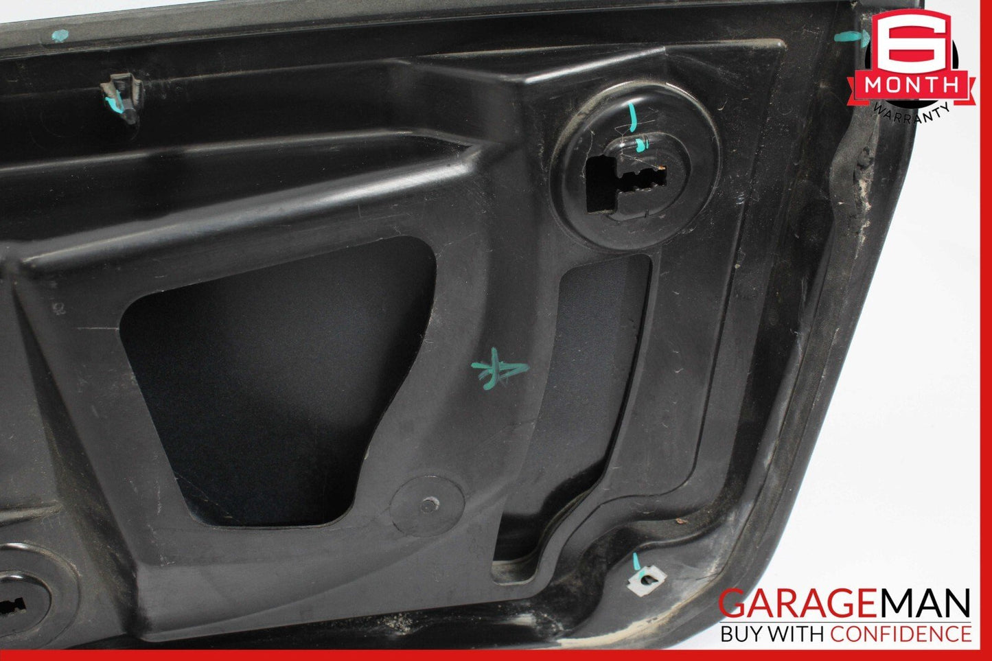 17-22 Alfa Romeo Giulia Rear Tailgate License Plate Molding Trim Cover OEM
