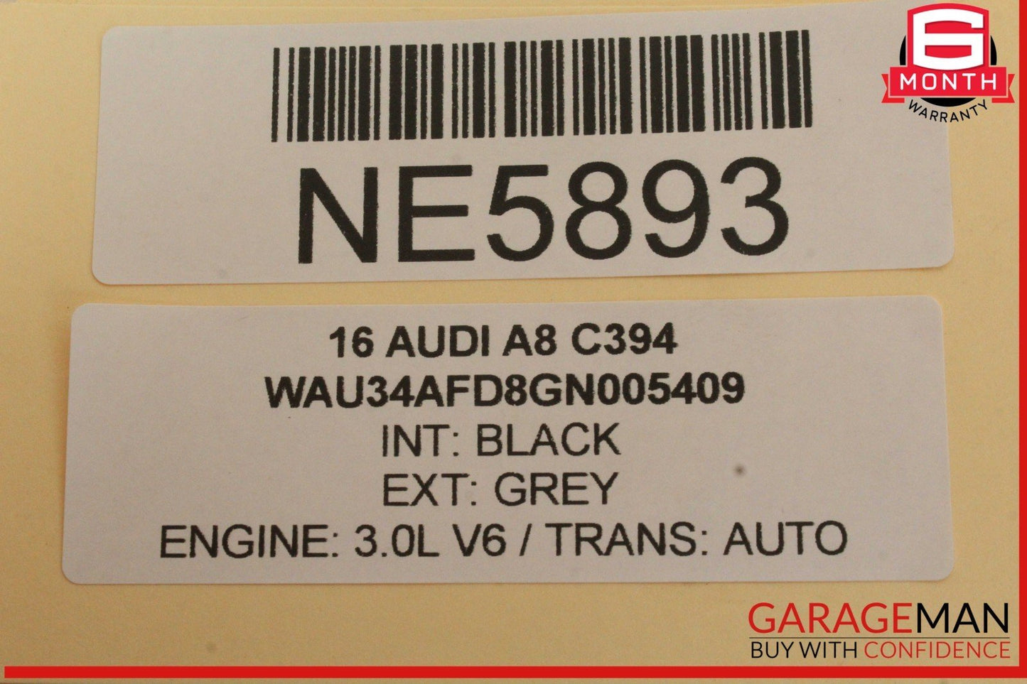 11-18 Audi A8 S8 Rear Trunk Lid Drive Motor Unit Assembly 4H0827851D OEM