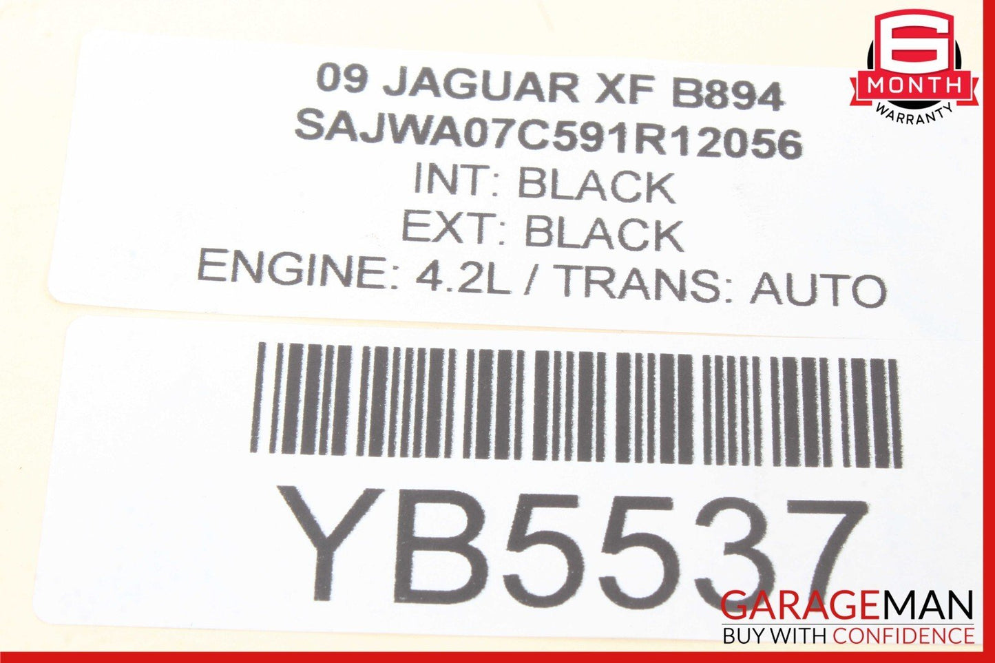 09-12 Jaguar XF Rear Left & Right Shock Absorber Strut Set OEM