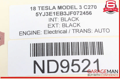17-23 Tesla Model 3 Audio Loudspeaker Subwoofer Speaker Bass Box 107974799B OEM