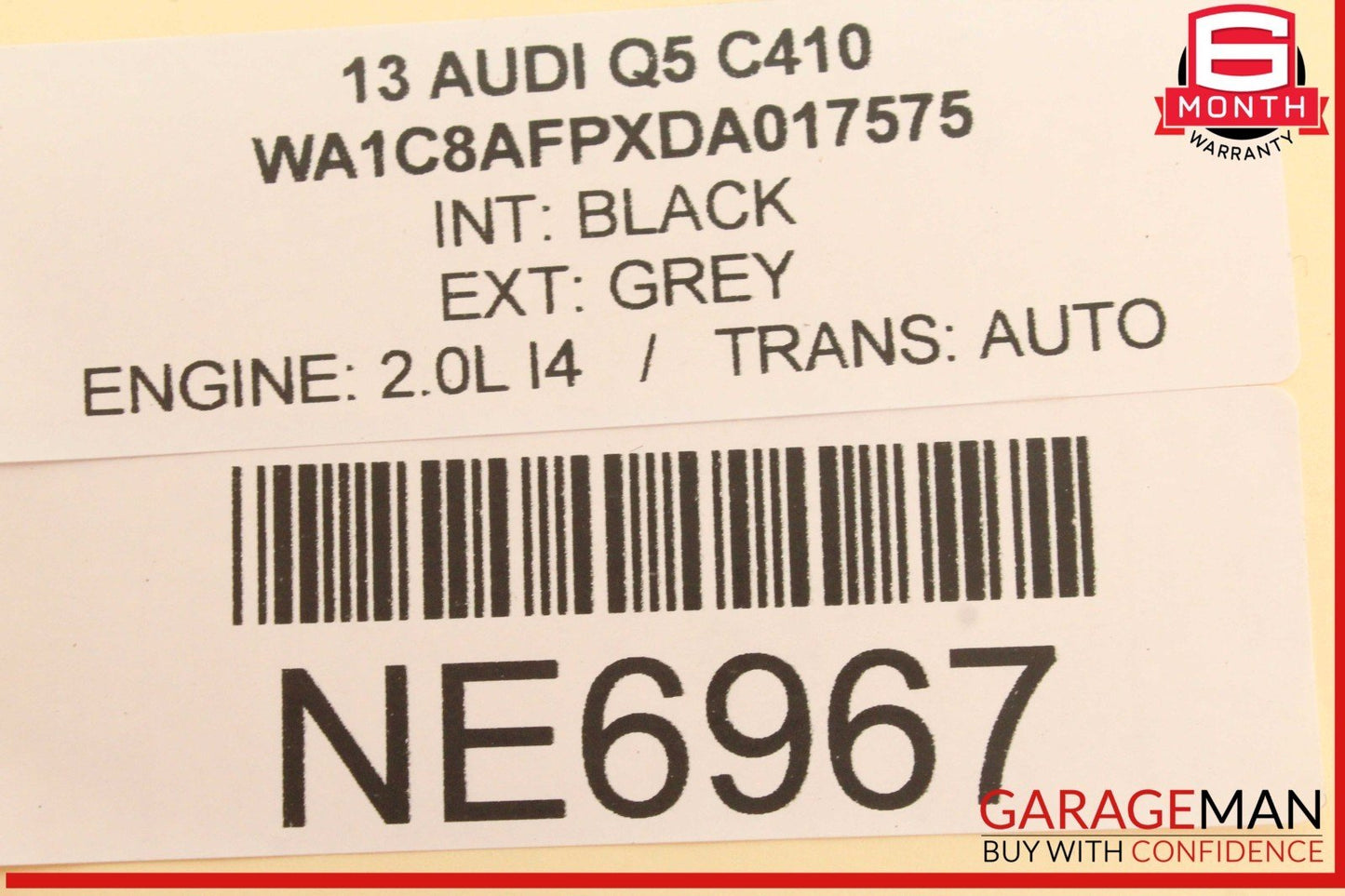 14-16 Audi Q5 Steering Column Combination Switch Turn Signal Wiper 4G8953502AD