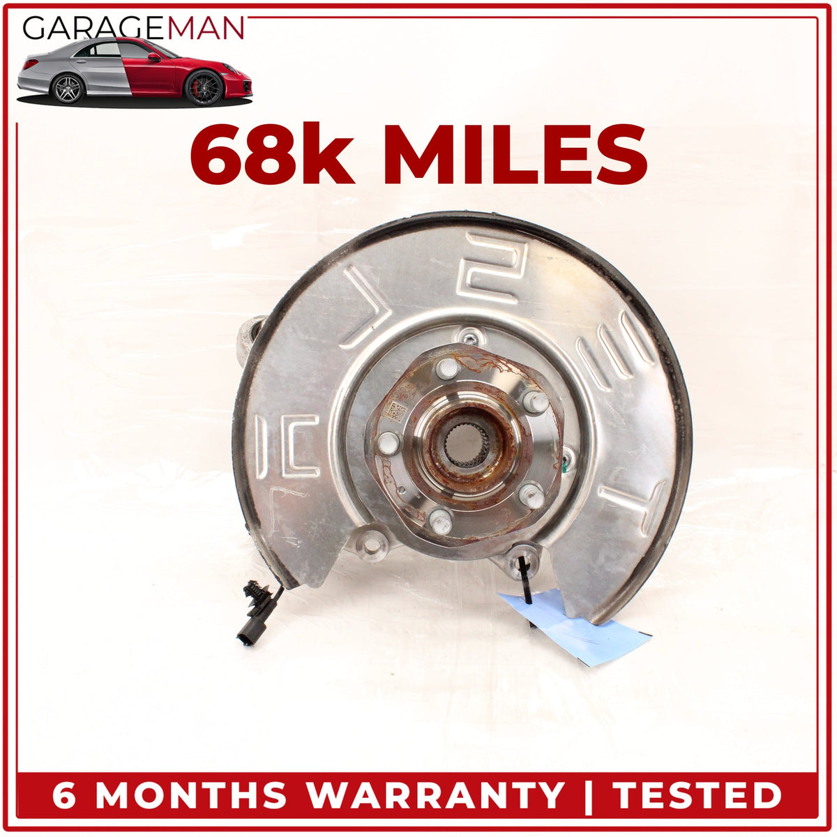 2017-2023 Tesla Model 3 Rear Left Side Spindle Knuckle Wheel Hub 104441100F OEM