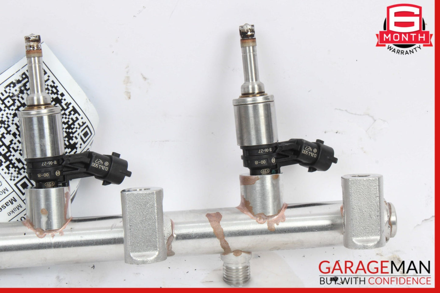 2014-2020 Maserati Ghibli M157 Right Fuel Rail w/ Injectors 000283629 OEM