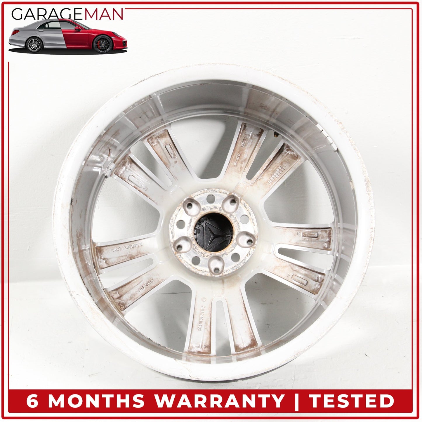 2014-2016 Mercedes W212 E350 Twin 5 Spoke Wheel Rim 8.5JX18H2ET48 2124015702 OEM
