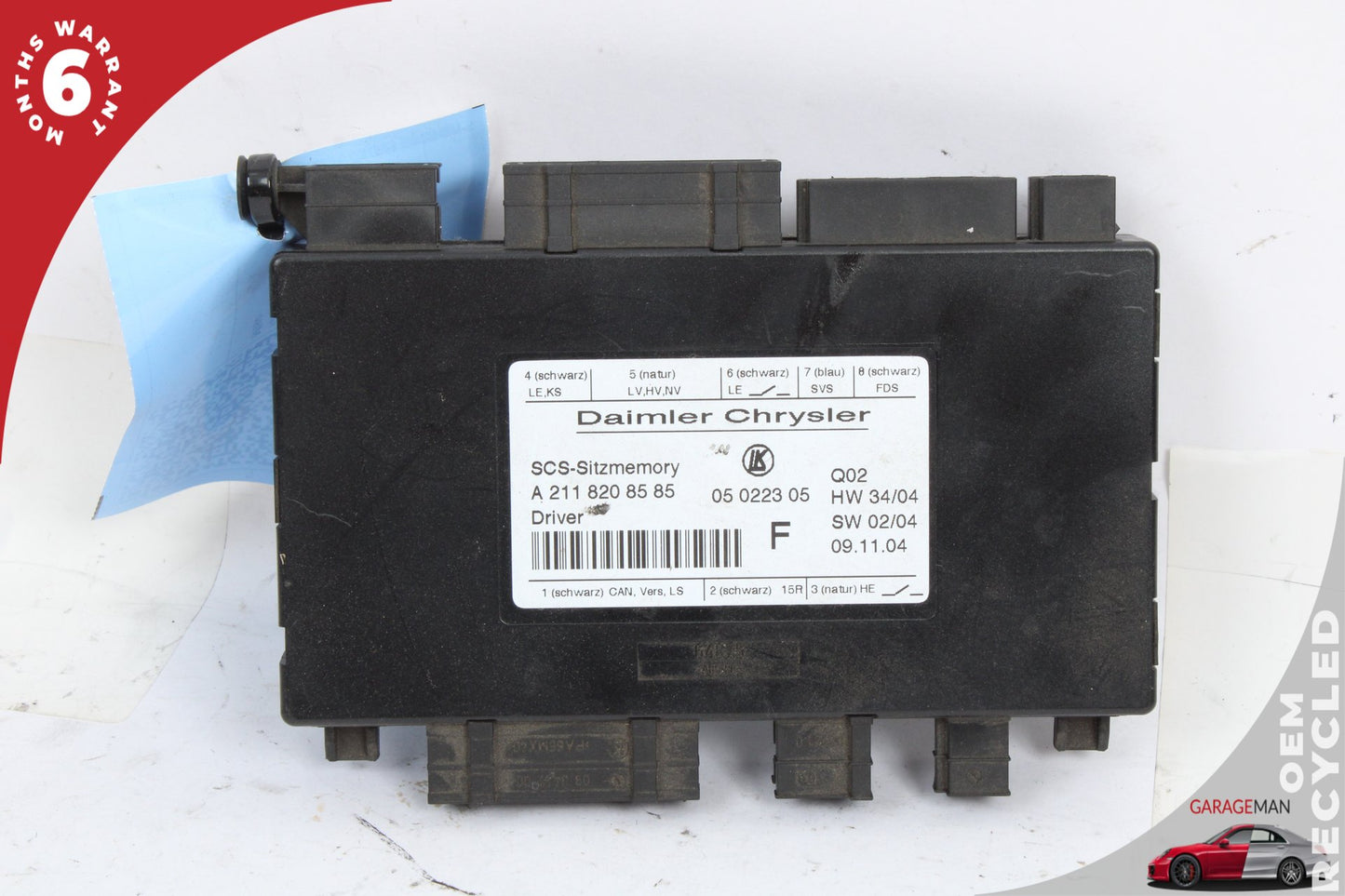 2003-2012 Mercedes W219 CLS550 Front Left Seat Control Module 2118208585 OEM