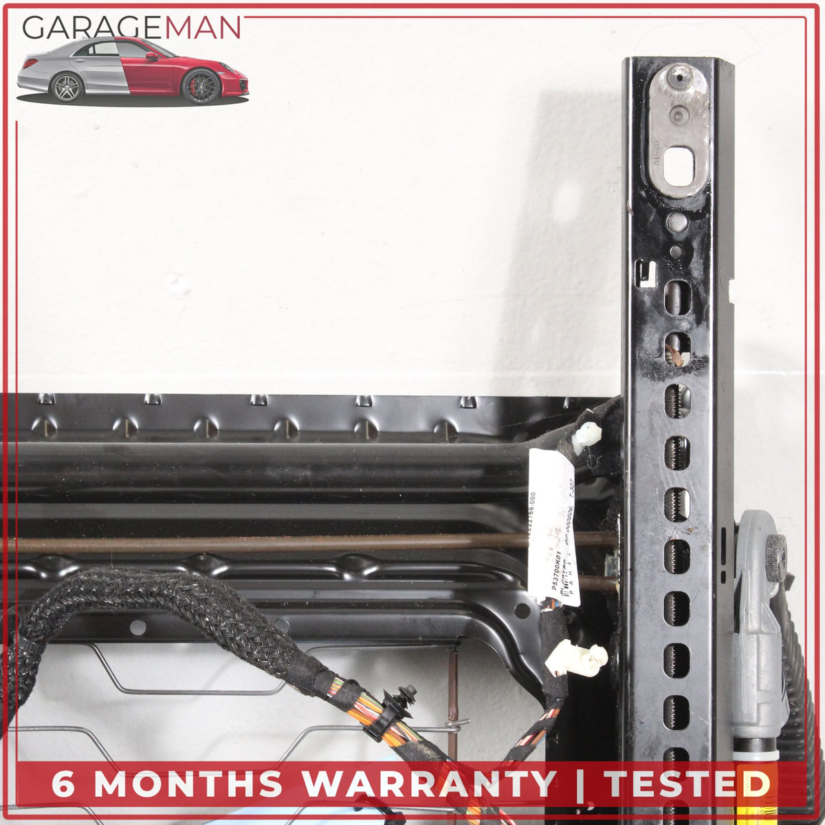 2010-2012 Range Rover L322 Front Left Seat Track Rail Frame w/ Motors OEM