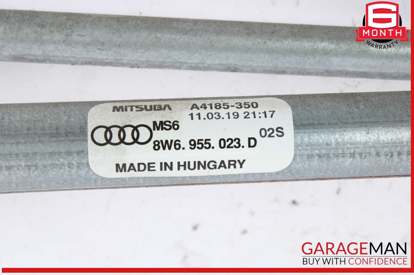 18-24 Audi S5 RS5 Front Windshield Wiper Motor Linkage Assembly 8W6955023D OEM
