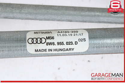18-24 Audi S5 RS5 Front Windshield Wiper Motor Linkage Assembly 8W6955023D OEM