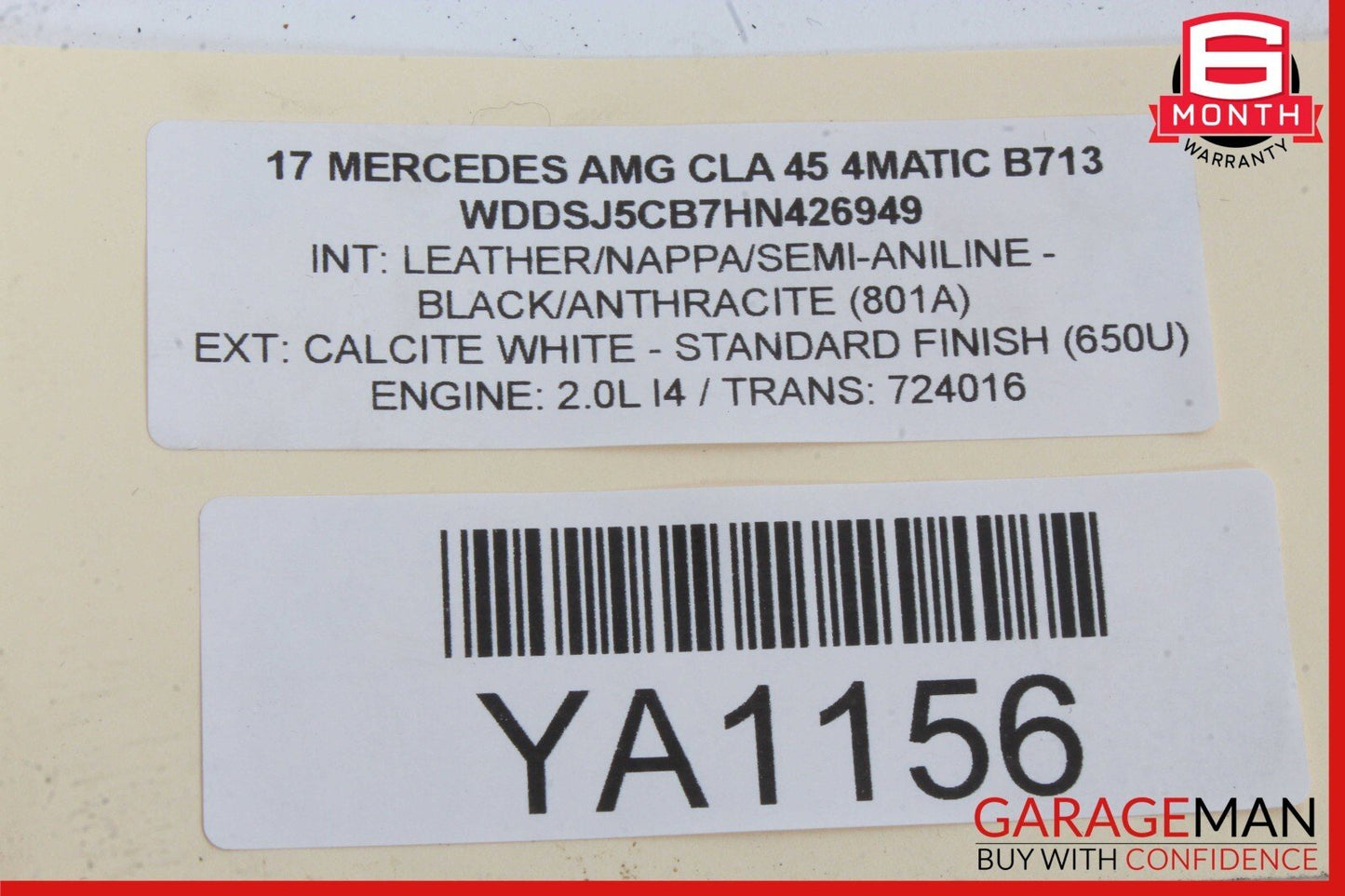 14-20 Mercedes W177 CLA250 GLA250 Dashboard Glove Box Storage Compartment Assy
