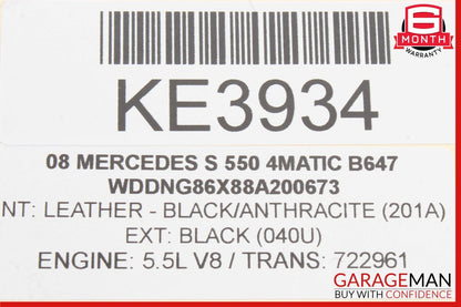 07-13 Mercedes W221 S550 S350 Trunk Lid Locking Hydraulic Pull Down Pump Assy