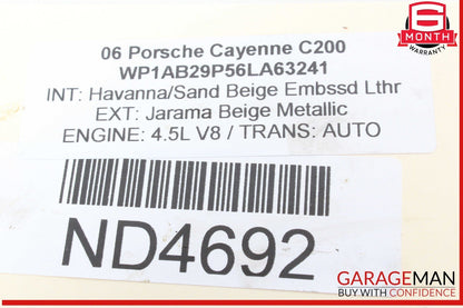 03-06 Porsche Cayenne 955 Left Side Cylinder Head 948104104 OEM