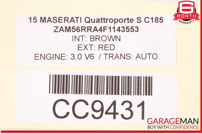 14-17 Maserati Ghibli S AWD 8G Auto Trans Automatic Transmission Assy OEM