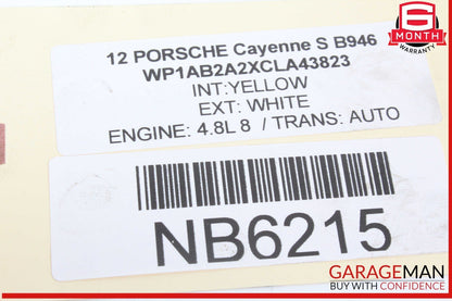 10-16 Porsche Cayenne S 958 Panamera 970 S 4.8L Right Side Cylinder Head OEM
