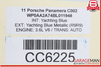 10-16 Porsche Panamera 970 Dashboard Dash Board Instrument Panel Trim Cover OEM