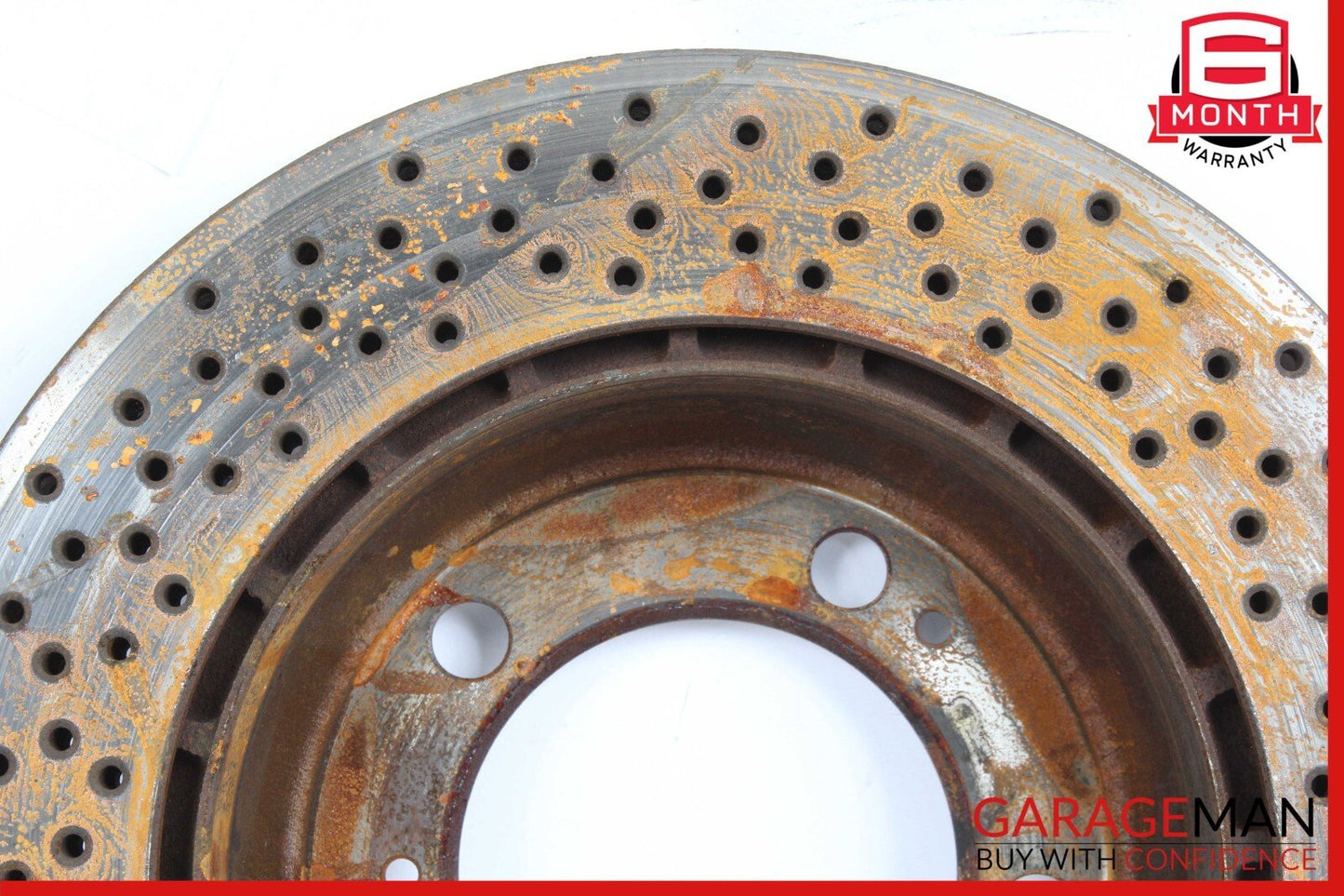 05-12 Porsche Cayman 987 Front Right & Left Drilled Brake Rotor Disc Set OEM