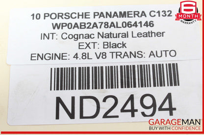 10-16 Porsche Panamera 970 Fuel Injector Rail Support Bracket Set w/ Injectors
